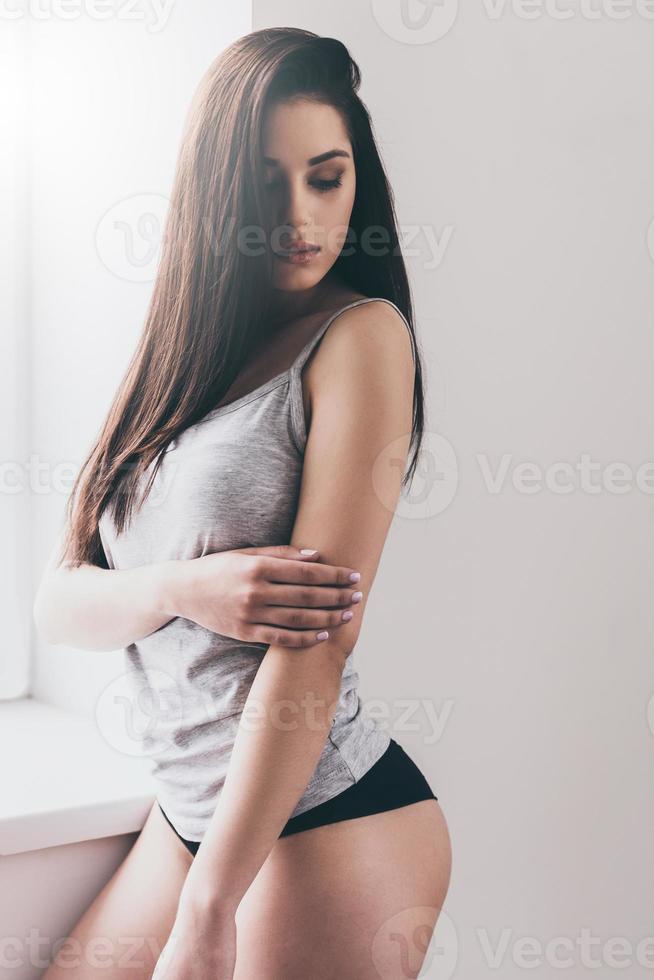 Beautiful Body. Rear View of Beautiful Young Women in Panties Si Stock  Photo - Image of body, beautiful: 32499468