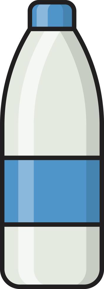 ilustración de vector de botella de agua en un fondo. símbolos de calidad premium. iconos vectoriales para concepto y diseño gráfico.