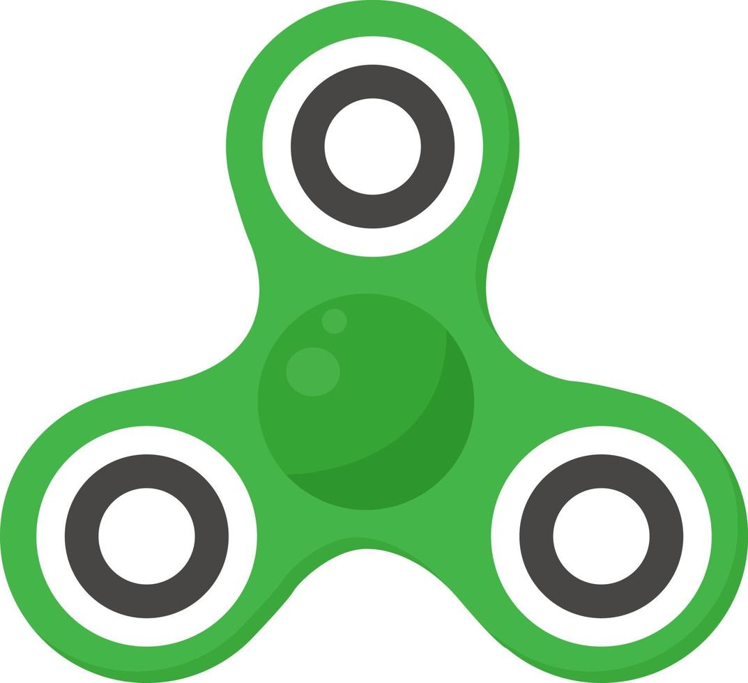 Fidget spinner, illustration, vector on white background.