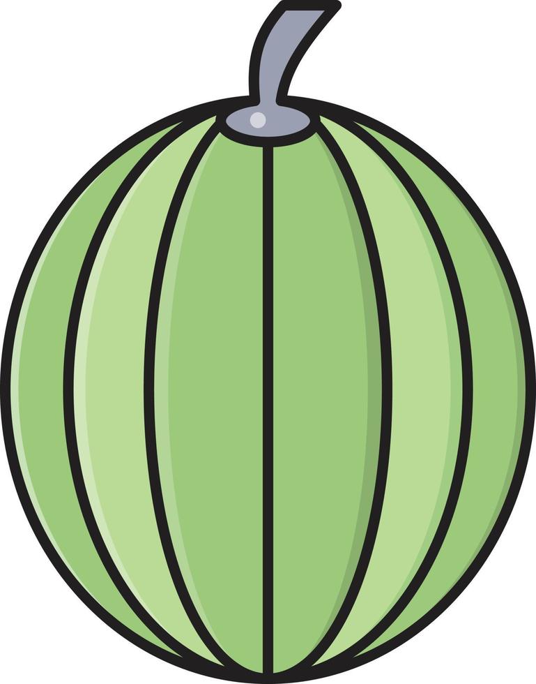 Ilustración de vector de melón en un fondo. Símbolos de calidad premium. Iconos vectoriales para concepto y diseño gráfico.