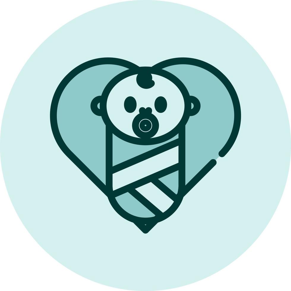 Children care, illustration, vector on a white background.