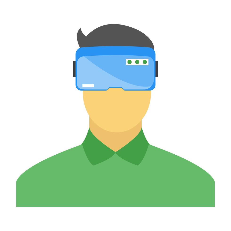 Trendy VR Goggles vector