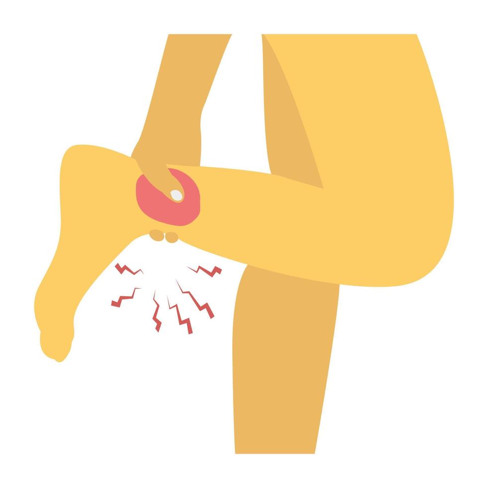 Tendy Ankle Injury 13560400 Vector Art at Vecteezy