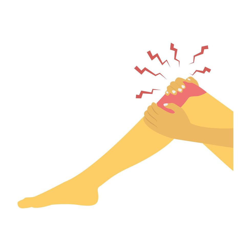 Trendy Knees Bleeding vector