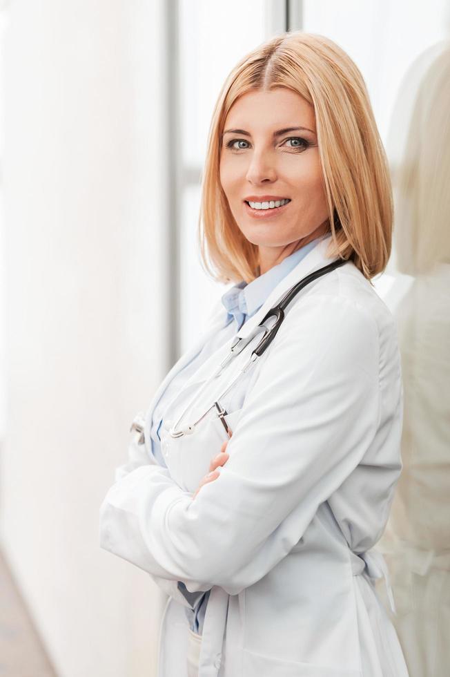 Beautiful female doctor. photo