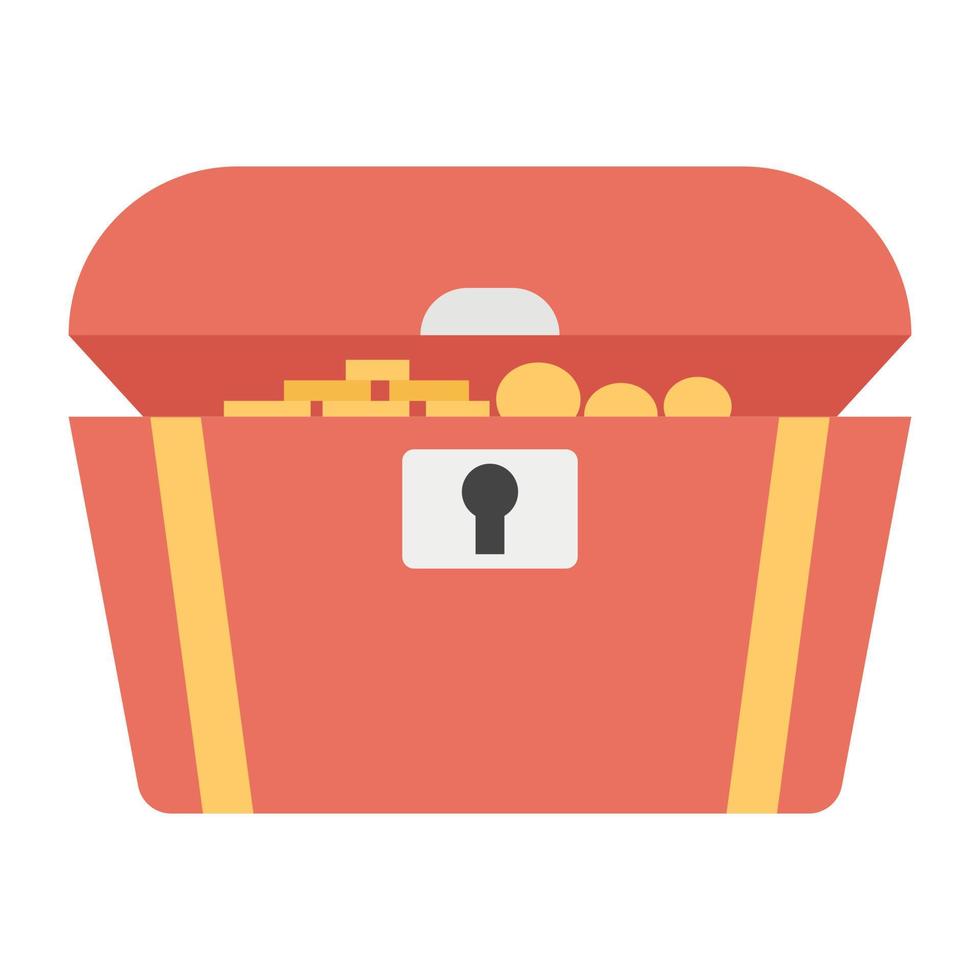 Trendy Treasure Box vector