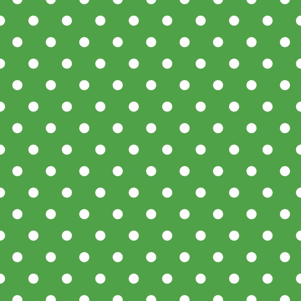 Vector abstract geometric seamless pattern with polka dot ornament made in green tradicional Merry Christmas color. Simple background, wrap, wallpaper, cover, fabric, cloth, textile design. Swatch