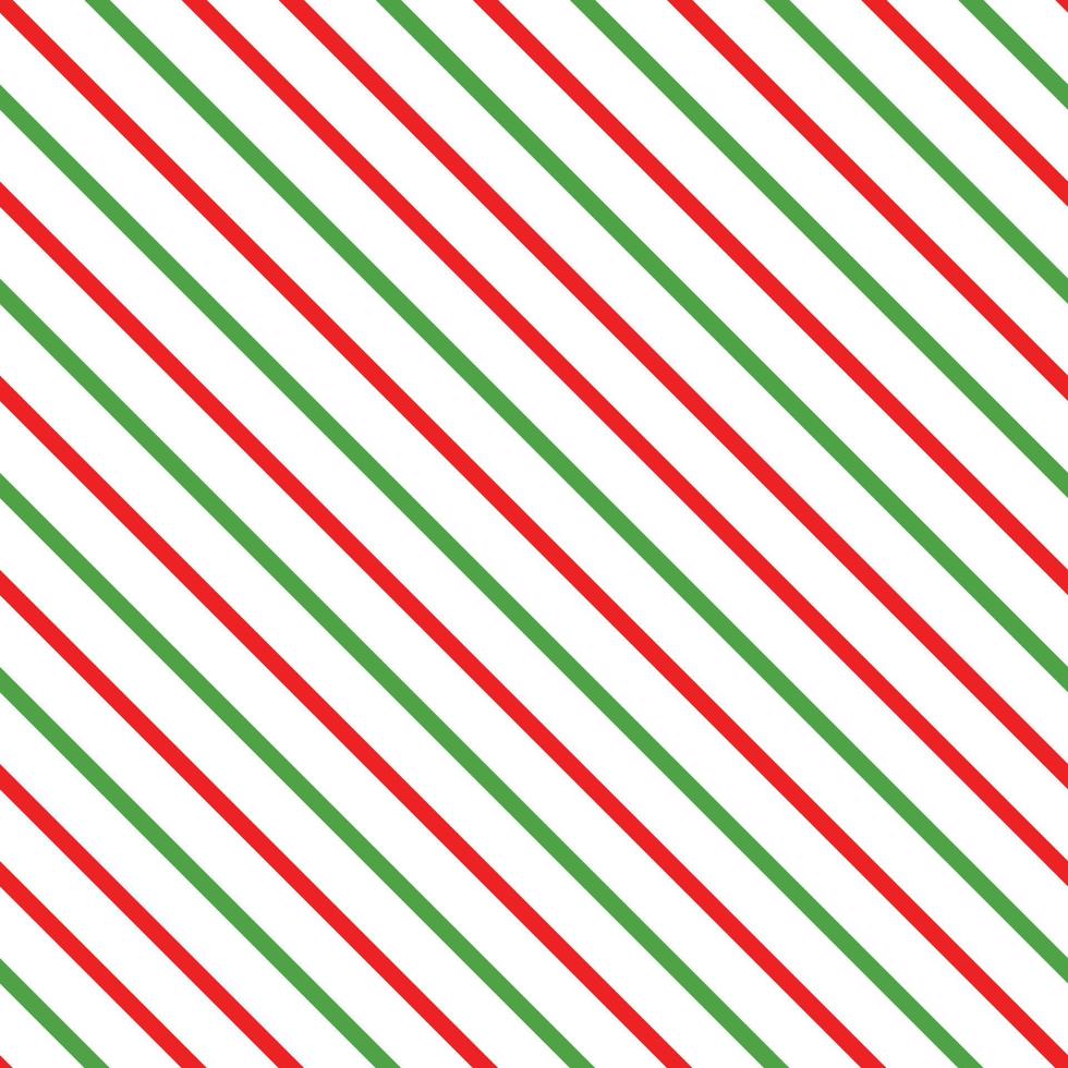 fondo de feliz navidad tradicional diagonal abstracto. patrón transparente hecho en color verde rojo. plantilla de líneas geométricas. la textura se puede usar para papel tapiz, rellenos de patrón, página web para año nuevo vector