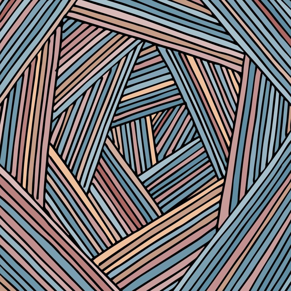 Hand drawn square strip for wallpaper, background design vector