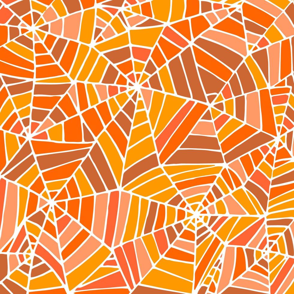 Halloween spider web wallpaper, hand drawn, background, print, art. vector