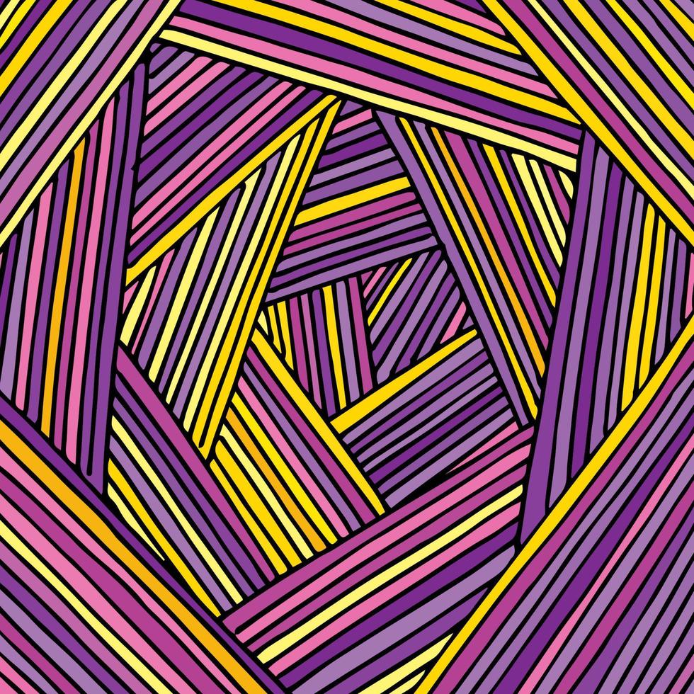 Hand drawn square strip for wallpaper, background design vector
