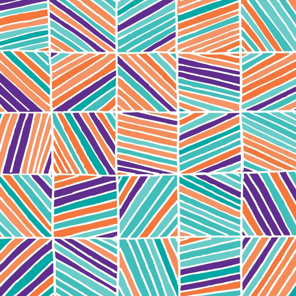 Hand drawn square strip for wallpaper, background design vector