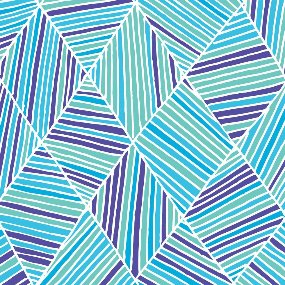 tira cuadrada dibujada a mano para papel tapiz, diseño de fondo vector