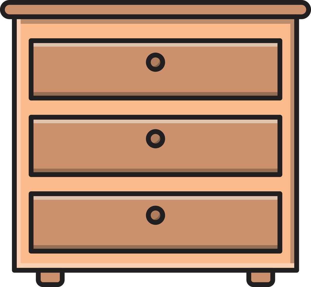 drawer vector illustration on a background.Premium quality symbols.vector icons for concept and graphic design.