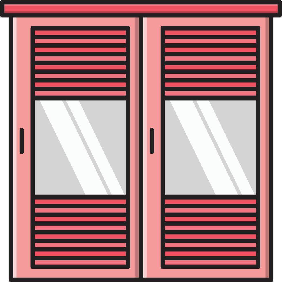 wardrobe vector illustration on a background.Premium quality symbols.vector icons for concept and graphic design.