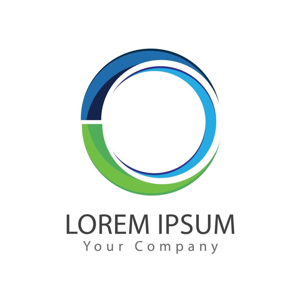 Circle logo template vector design