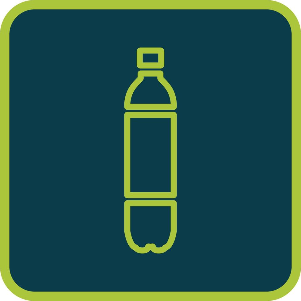 Bottle of water, illustration, vector on a white background.