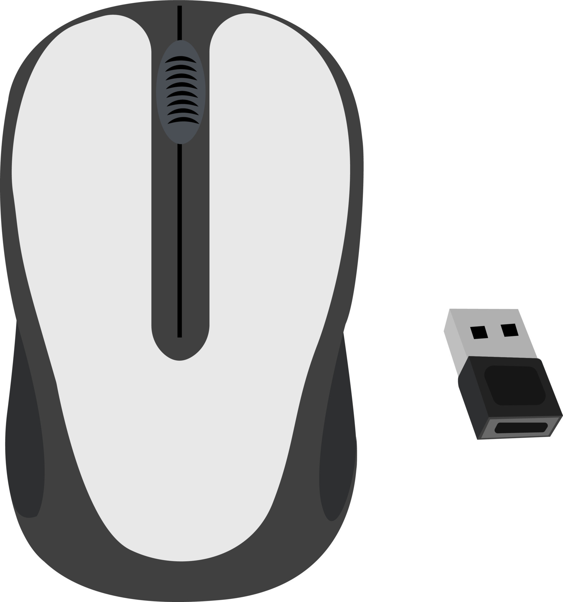 Computer mouse, illustration, vector on white background 13562225
