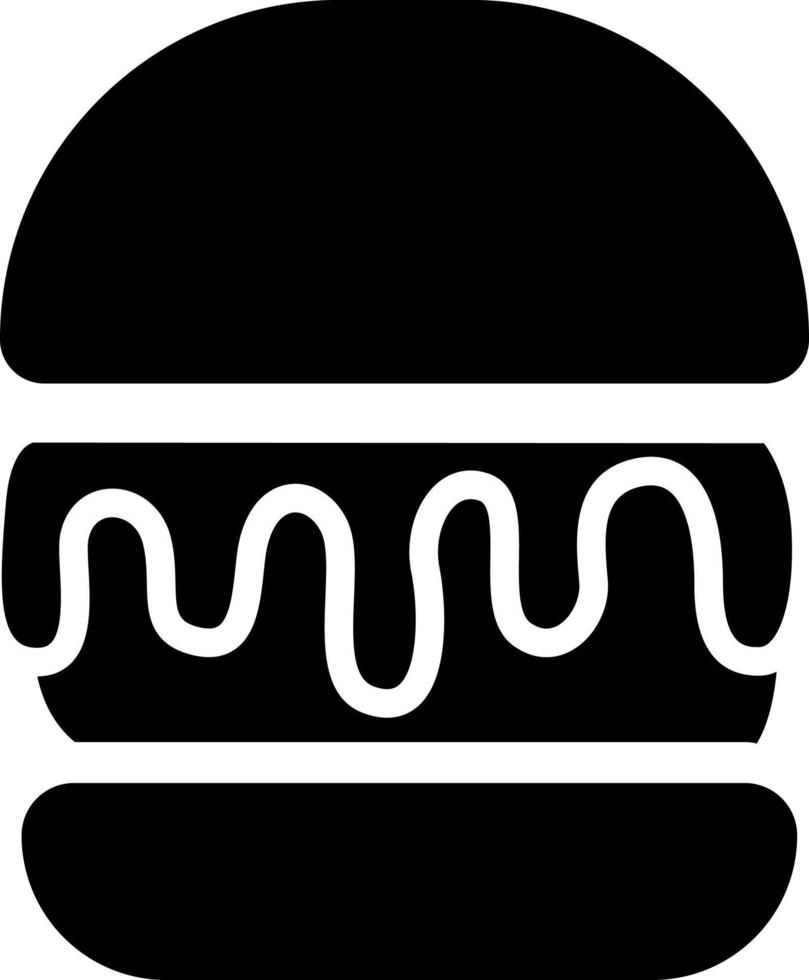 Delicious hamburger, illustration, vector on a white background