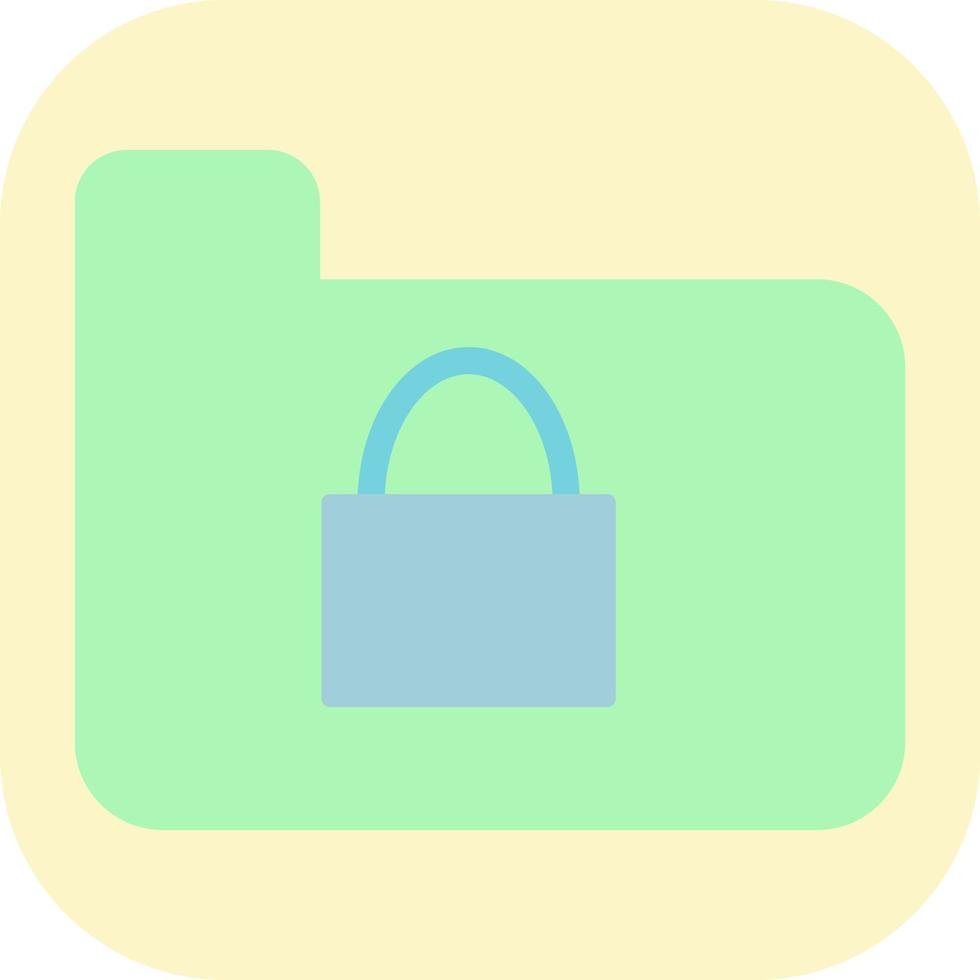 Locked phone filles, illustration, vector on a white background.