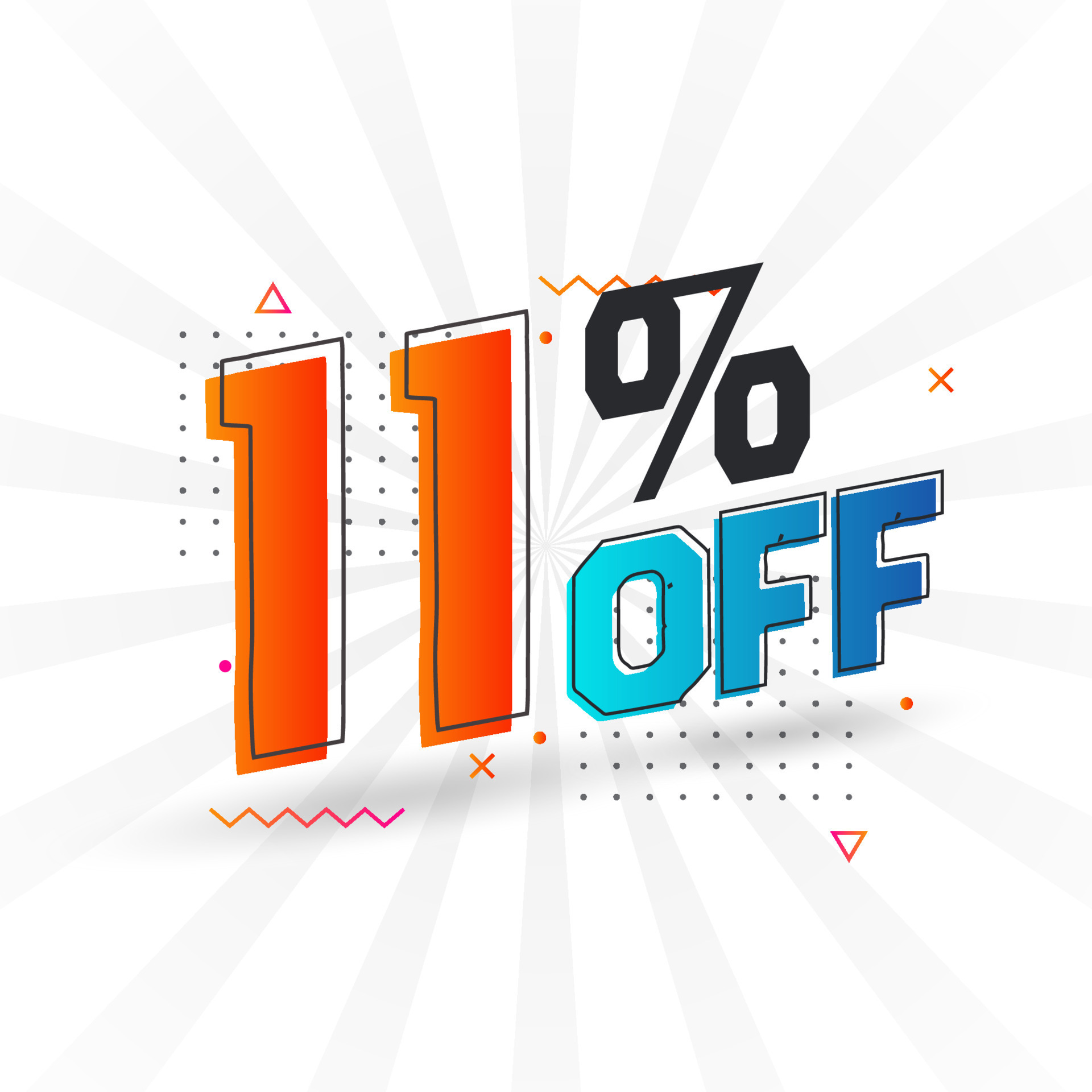 11-percent-off-3d-special-promotional-campaign-design-11-of-3d