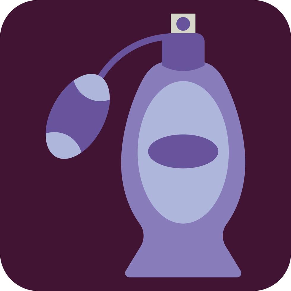 Perfume with small pump, illustration, vector, on a white background. vector
