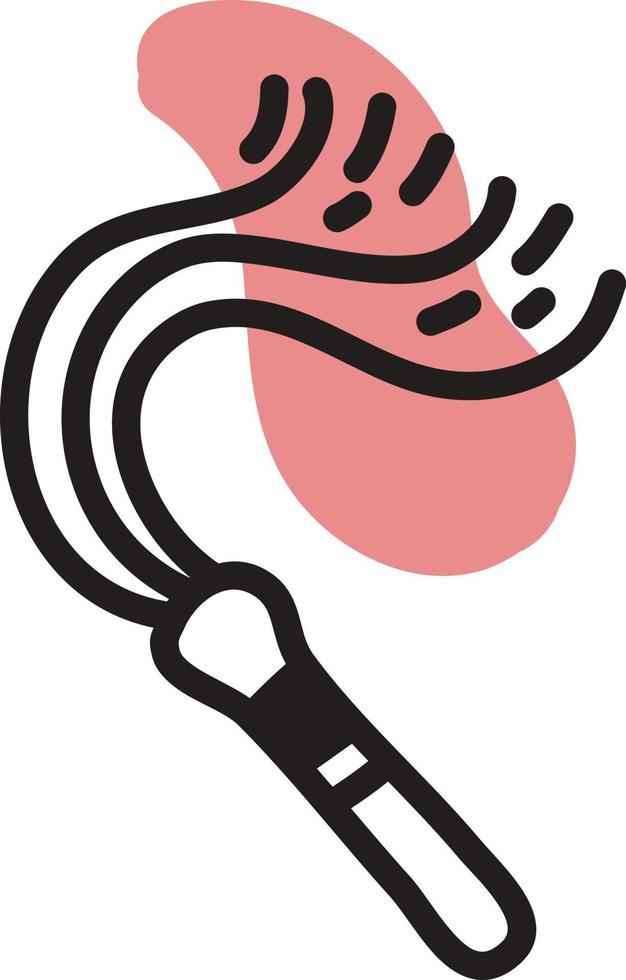 Pink spank, illustration, vector, on a white background. vector