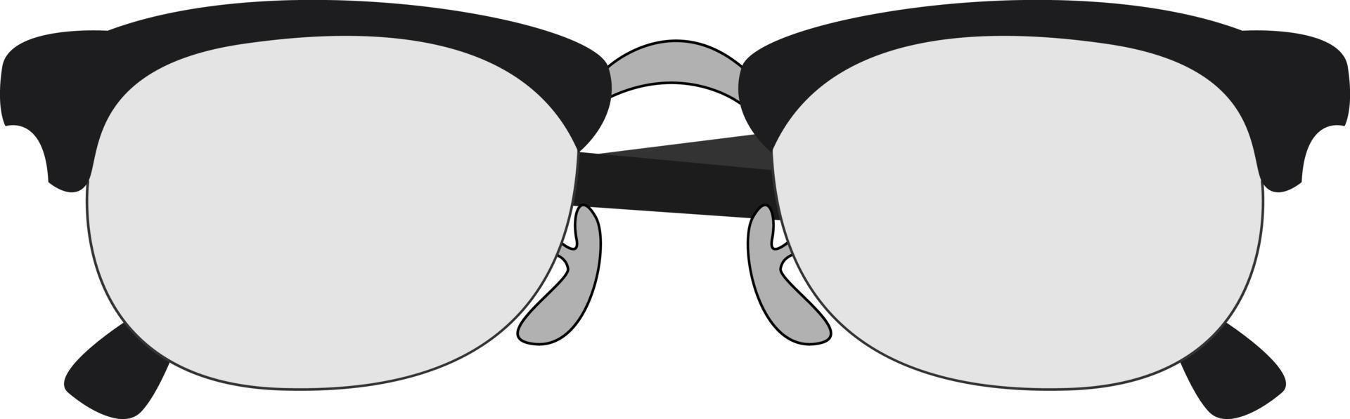 Glasses for reading, illustration, vector on white background.