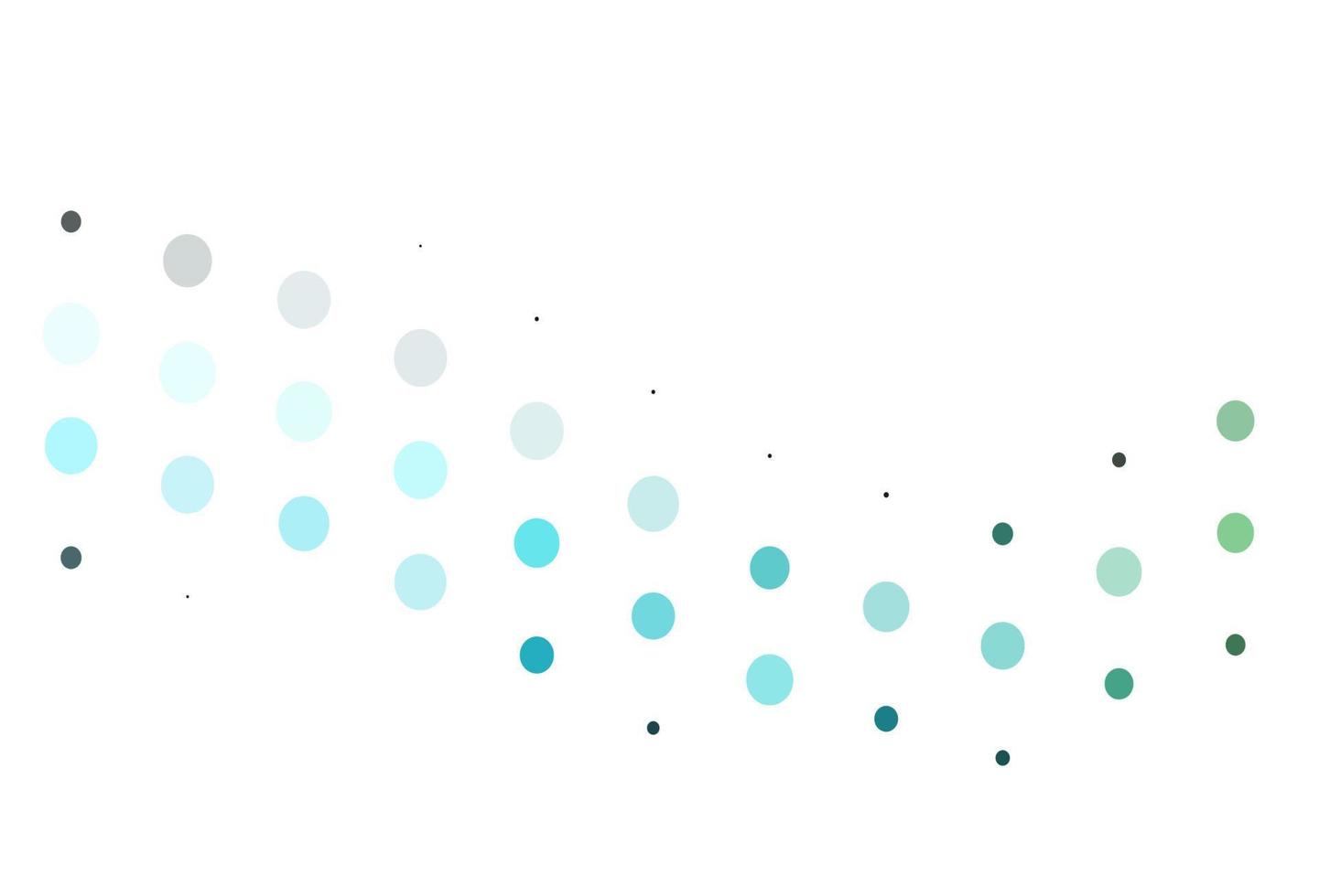 Light Blue, Green vector pattern with spheres.
