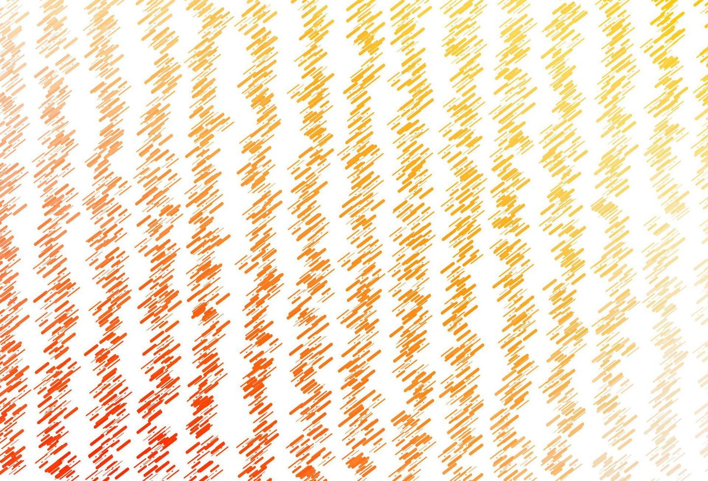 Light Yellow, Orange vector background with straight lines.