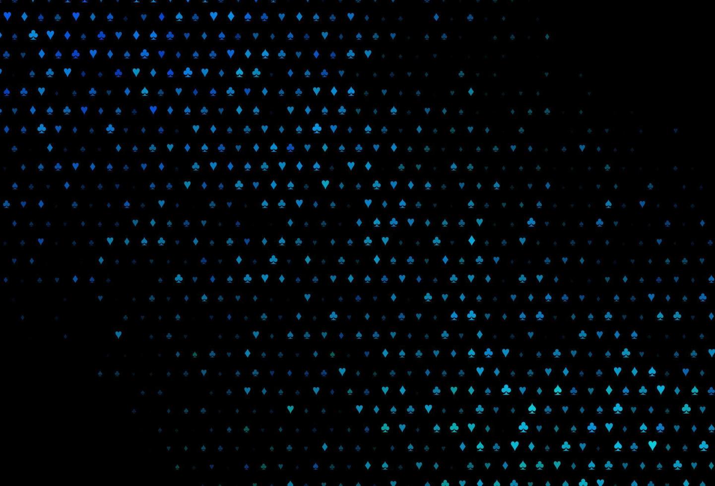 Dark blue, green vector layout with elements of cards.