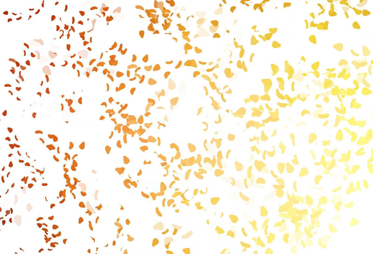 Light yellow, orange vector texture with random forms.