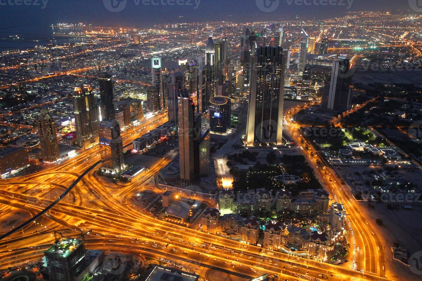 Dubai at night photo