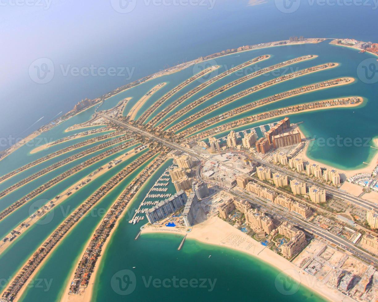 Palm Jumeirah aerial view photo