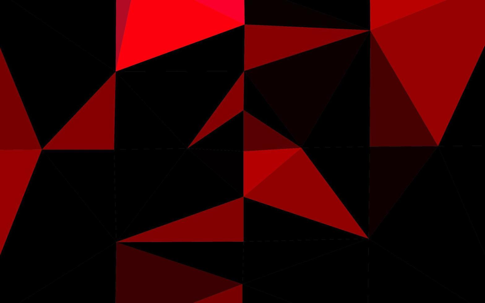 telón de fondo de mosaico abstracto vector rojo claro.