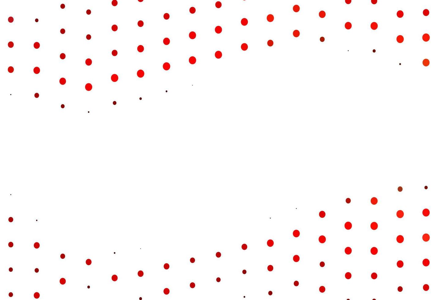 Light Red vector background with bubbles.