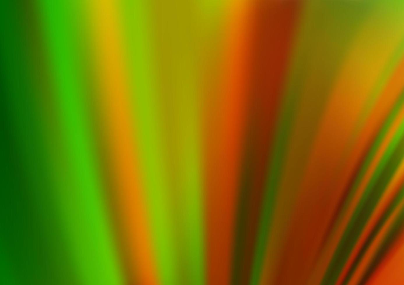 Light Green, Red vector blurred bright template.