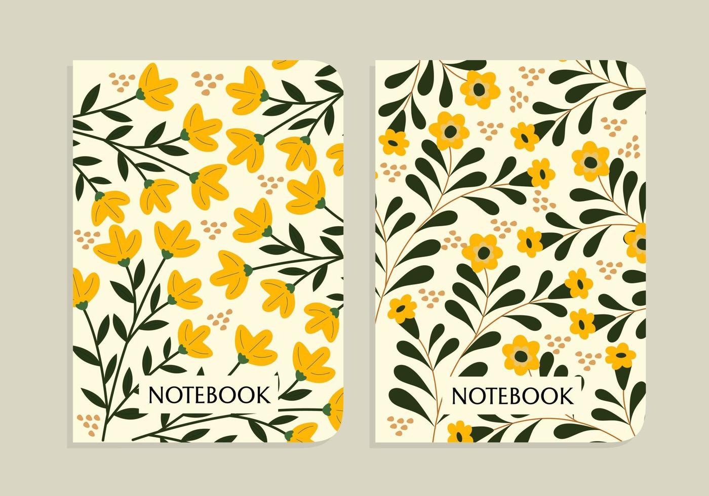 abstract floral pattern notebook page cover design. beautiful and elegant templates.for diary, journals, catalogs, album books, picture books vector