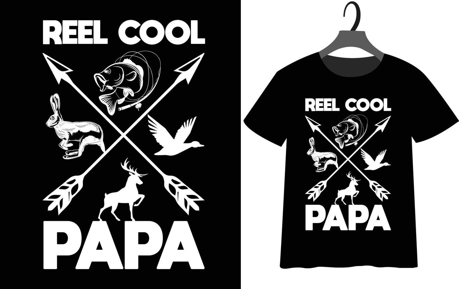 diseño de camiseta de caza del día del padre vector