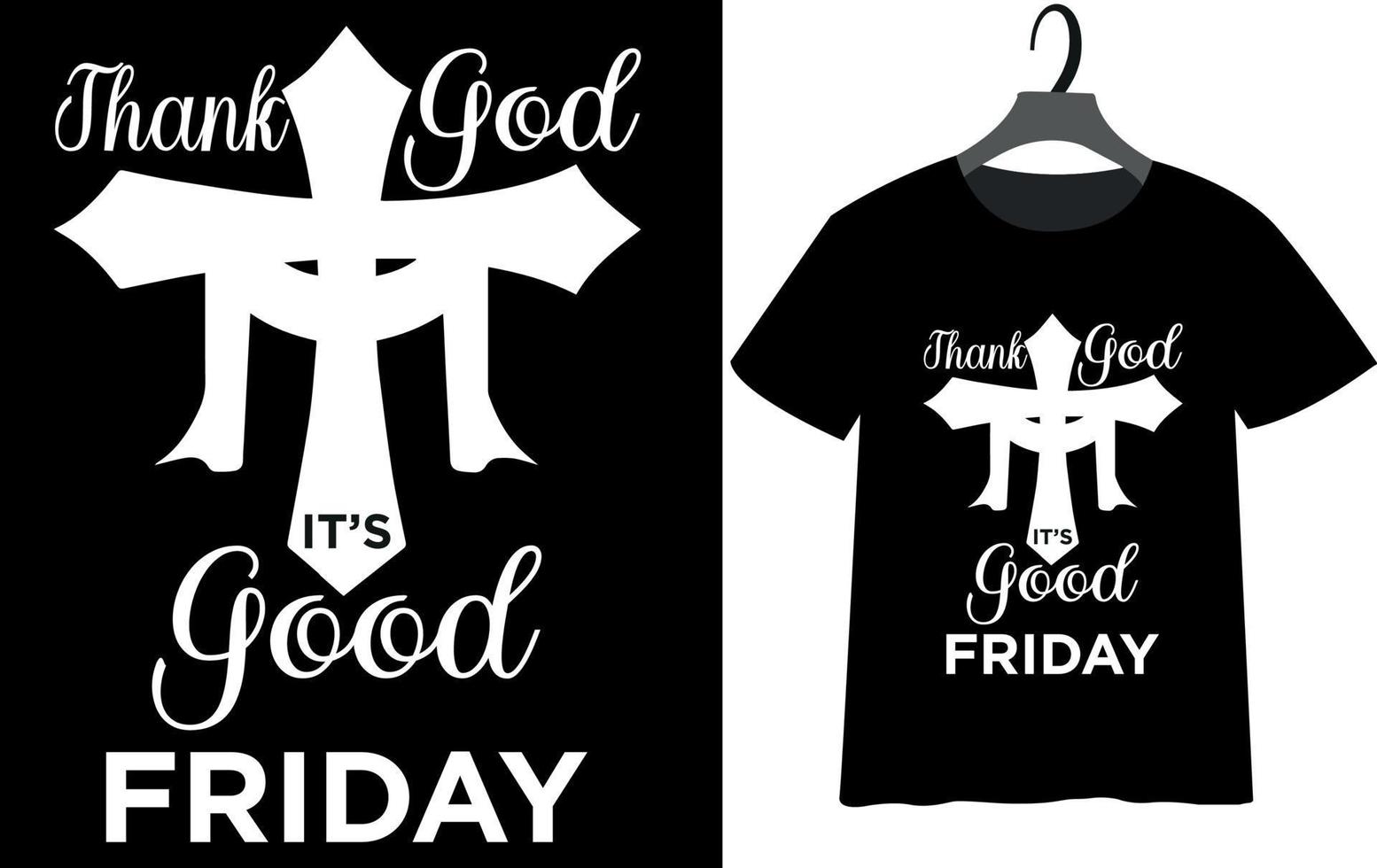 Good Friday t-shirt design vector