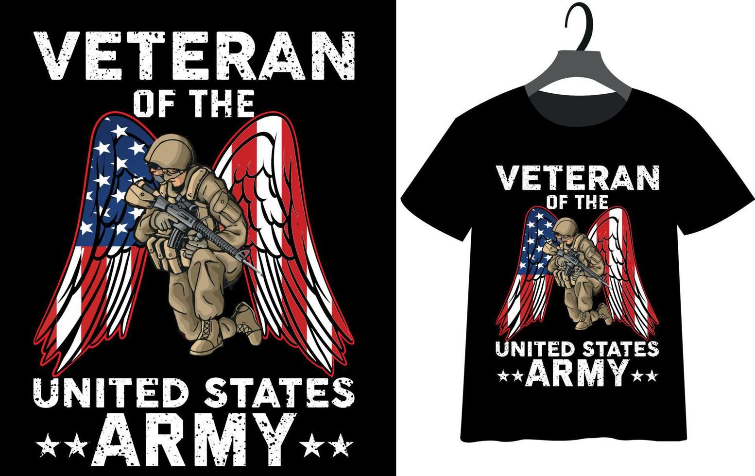Veteran day t-shirt design vector