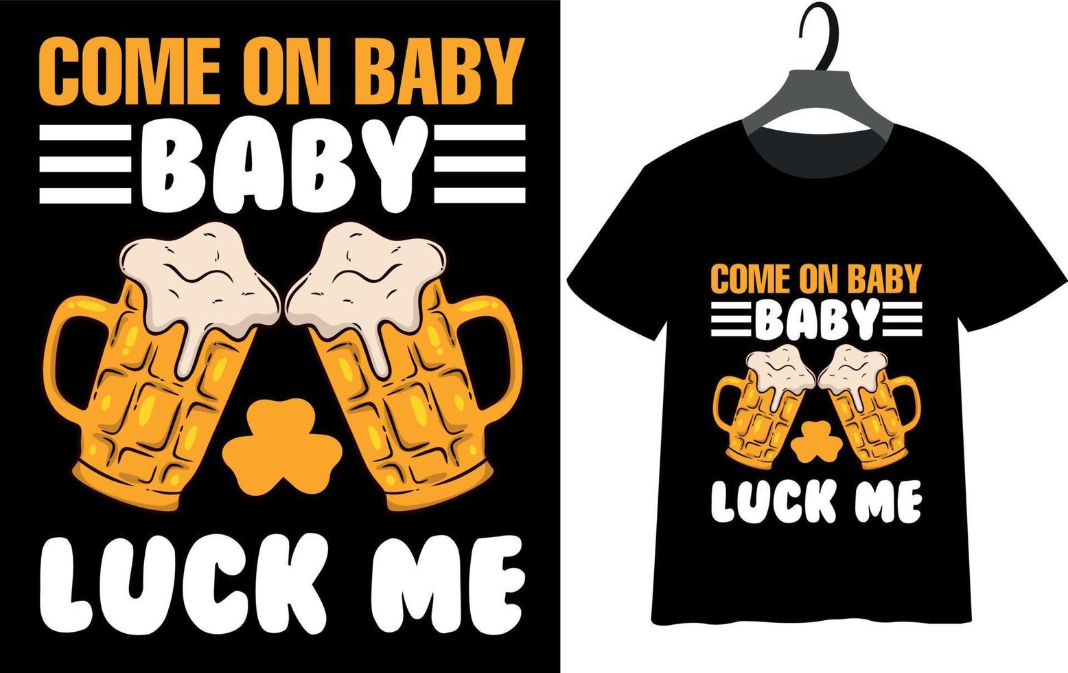 happy St. Patrick's day t shirt design vector