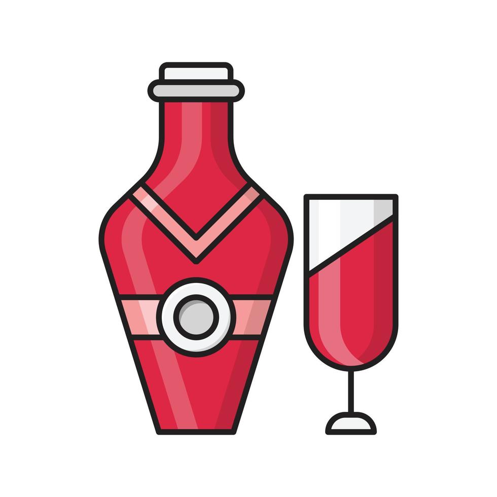 wine vector illustration on a background.Premium quality symbols.vector icons for concept and graphic design.