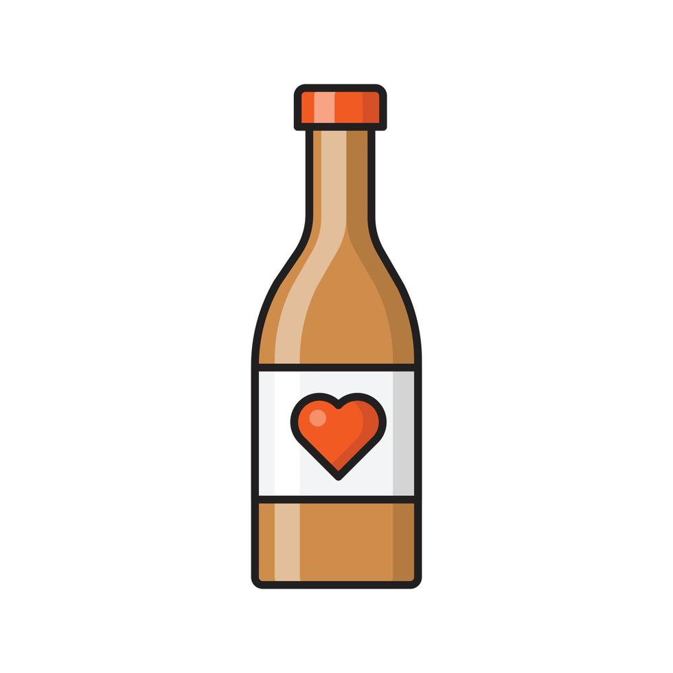 ilustración de vector de vino en un fondo. símbolos de calidad premium. iconos vectoriales para concepto y diseño gráfico.