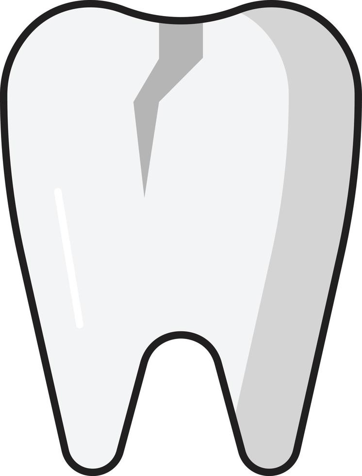 ilustración de vector de problema de dientes en un fondo. símbolos de calidad premium. iconos vectoriales para concepto y diseño gráfico.