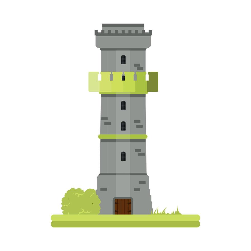 Vector illustration of Fantasy tower