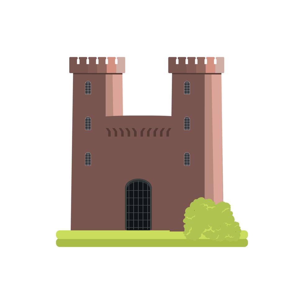 ilustración vectorial de la torre de fantasía vector