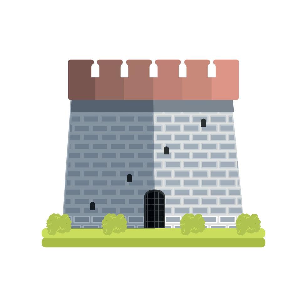 ilustración vectorial de la torre de fantasía vector