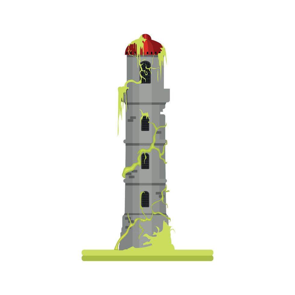 Vector illustration of Fantasy tower