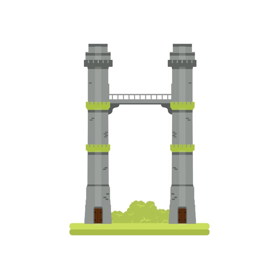 Vector illustration of Fantasy tower